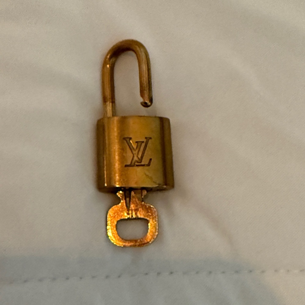 Louis Vuitton Brass Padlock with Key